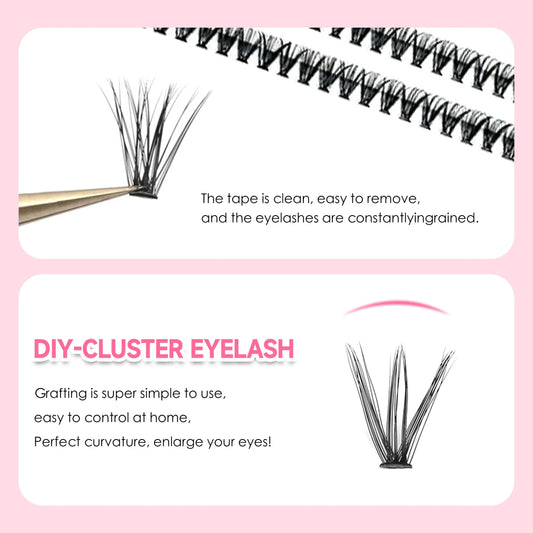 Ima Beauty – Kit Extensions de Cils DIY 200 pcs Bond & seal