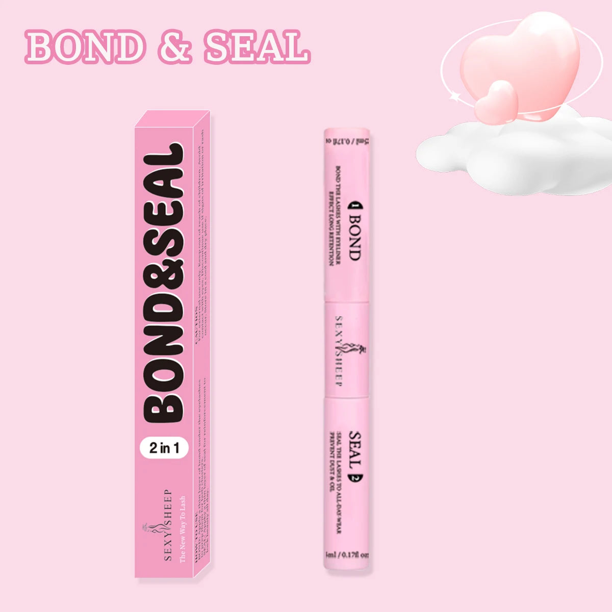 Ima Beauty – Lash Cluster Glue 10ml 2 en 1 Bond & Seal